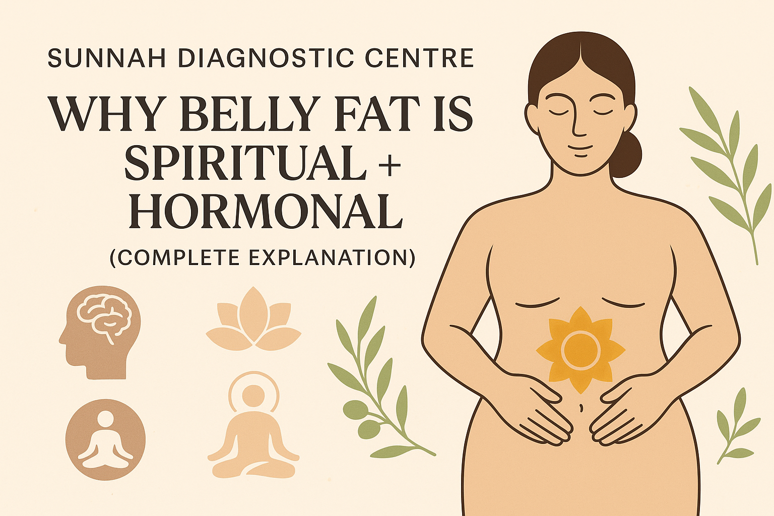 Why Belly Fat Is Spiritual + Hormonal (Complete Explanation)  By Sunnah Diagnostic Centre