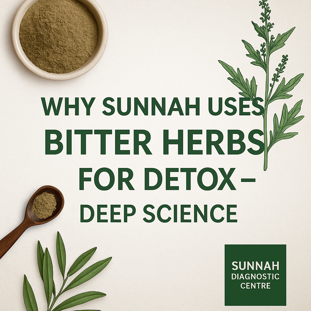 Why Sunnah Uses Bitter Herbs for Detox – Deep Science  By Sunnah Diagnostic Centre