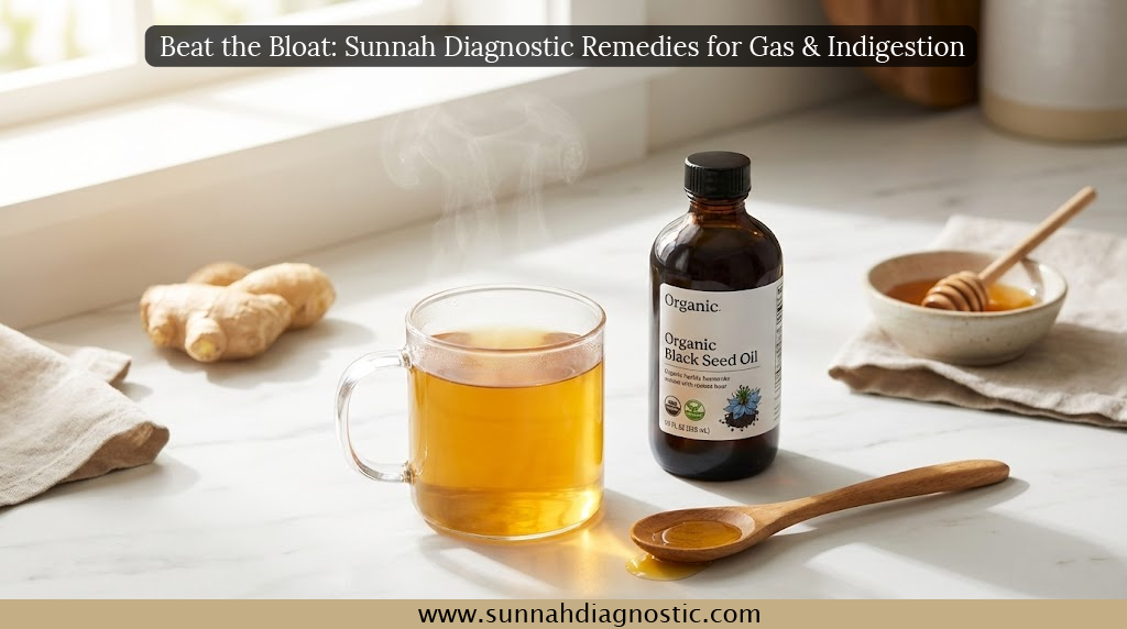 Beat the Bloat: Sunnah Diagnostic Remedies for Gas & Indigestion