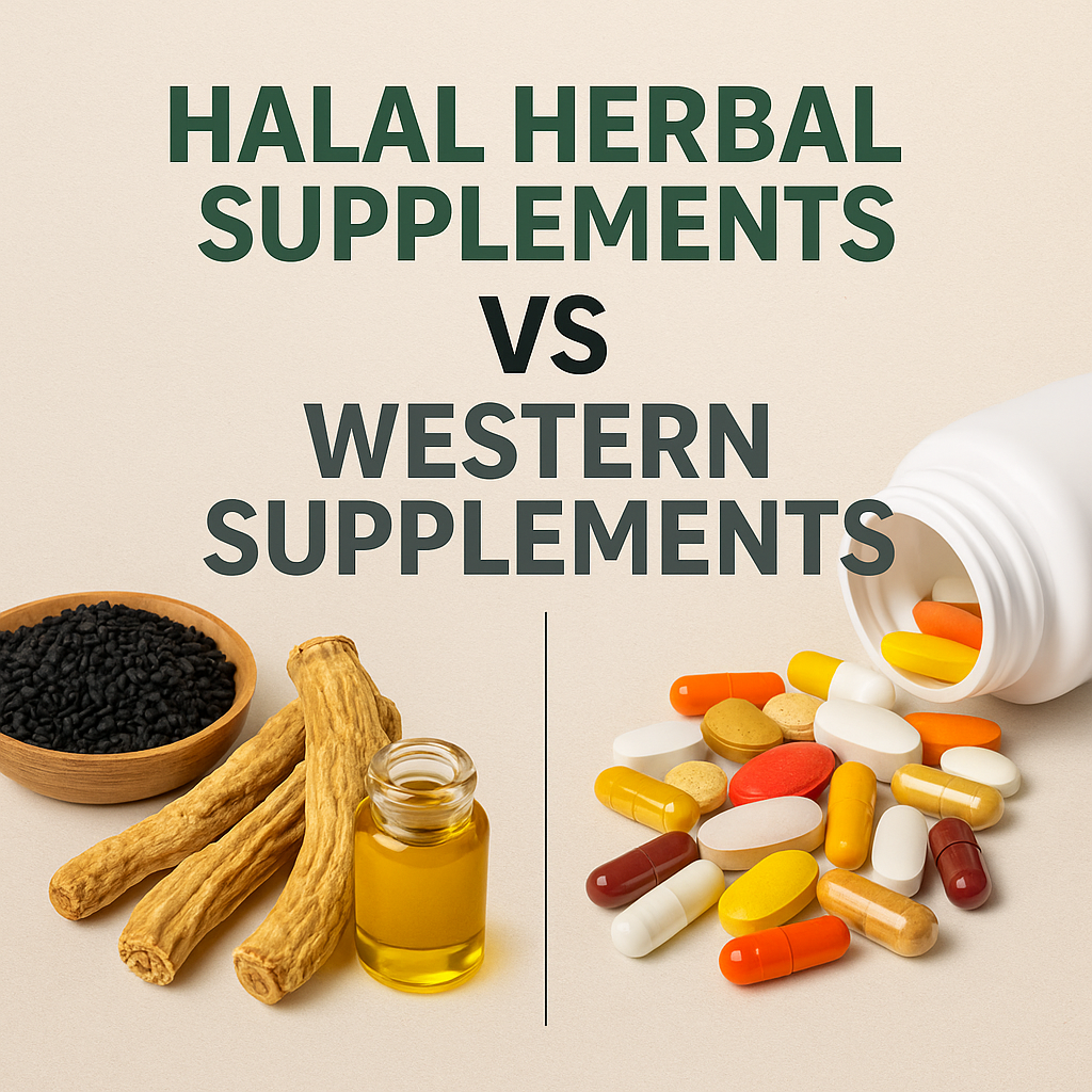 Halal Herbal Supplements vs Western Supplements