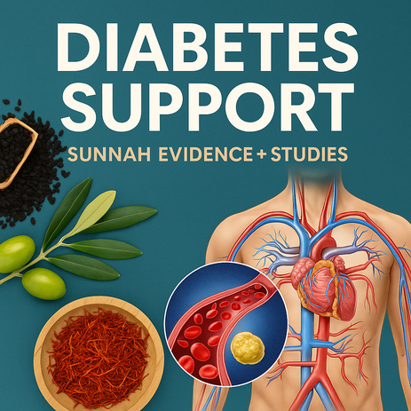 Diabetes Support  Sunnah Evidence + Modern Scientific Studies
