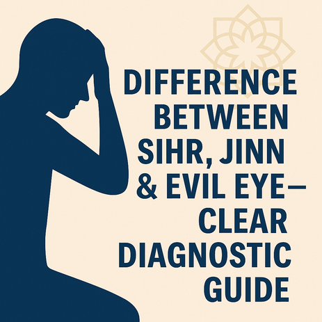 Difference Between Sihr, Jinn & Evil Eye – Clear Diagnostic Guide  By Sunnah Diagnostic Centre