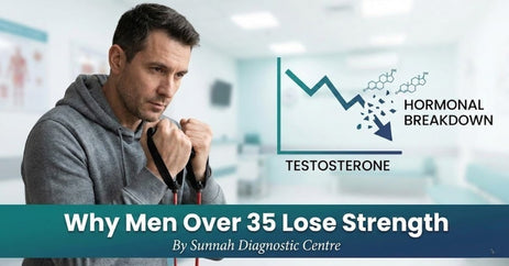 Why Men Over 35 Lose Strength – Hormonal Breakdown  The Real Reasons Behind Fatigue, Low Drive, Belly Fat & Weak Performance