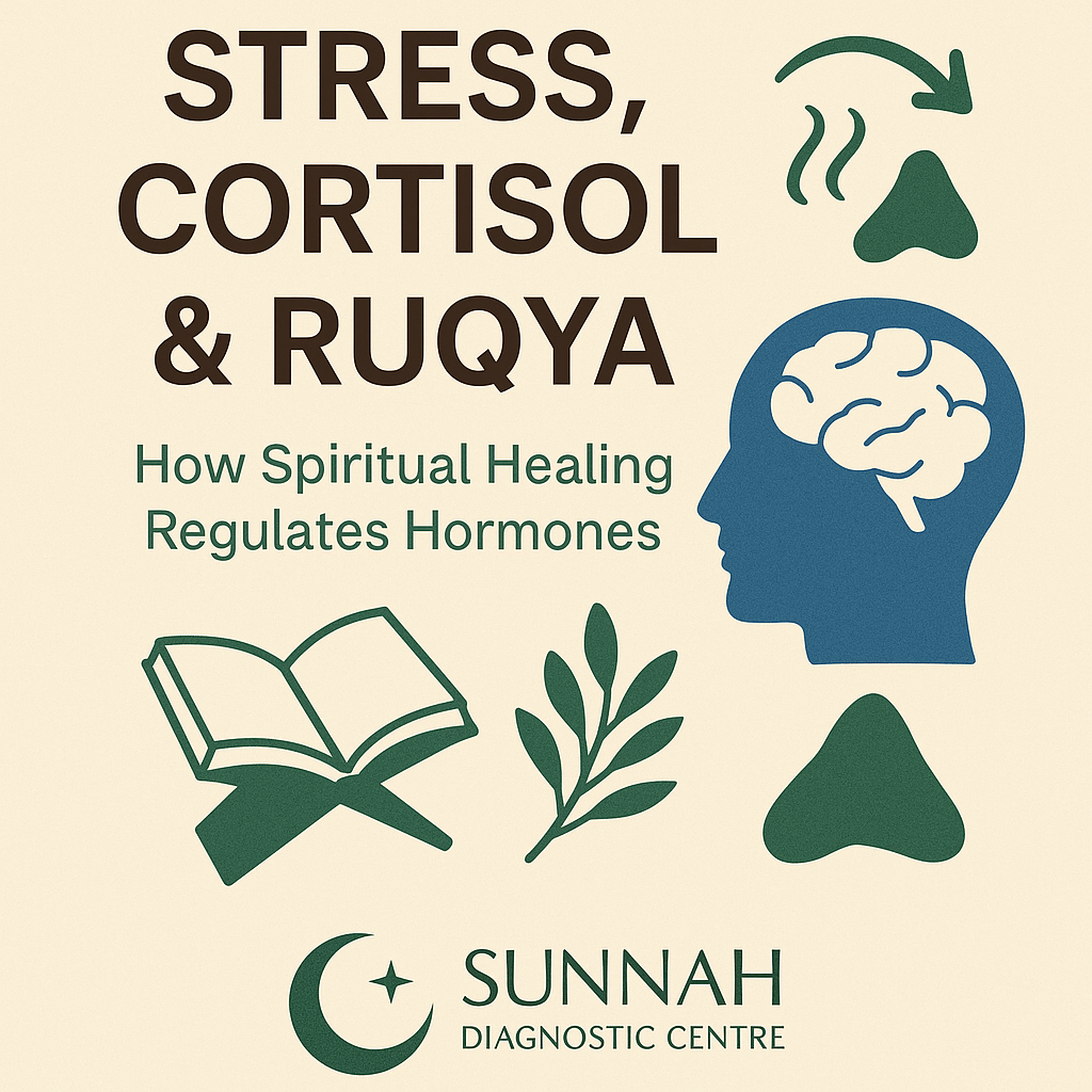 Stress, Cortisol & Ruqya – How Spiritual Healing Regulates Hormones  By Sunnah Diagnostic Centre