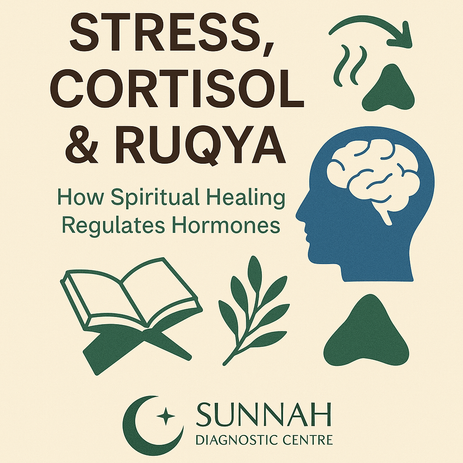 Stress, Cortisol & Ruqya – How Spiritual Healing Regulates Hormones  By Sunnah Diagnostic Centre
