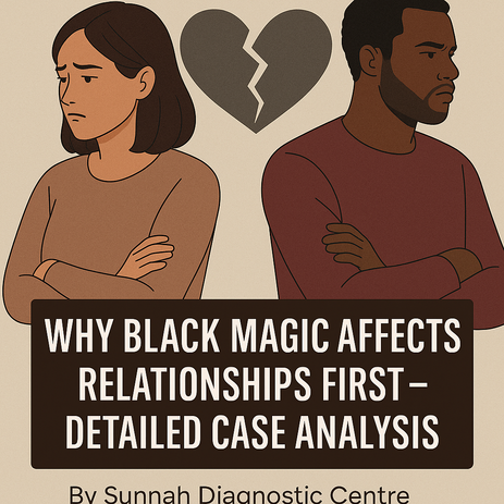 Why Black Magic Affects Relationships First – Detailed Case Analysis  By Sunnah Diagnostic Centre